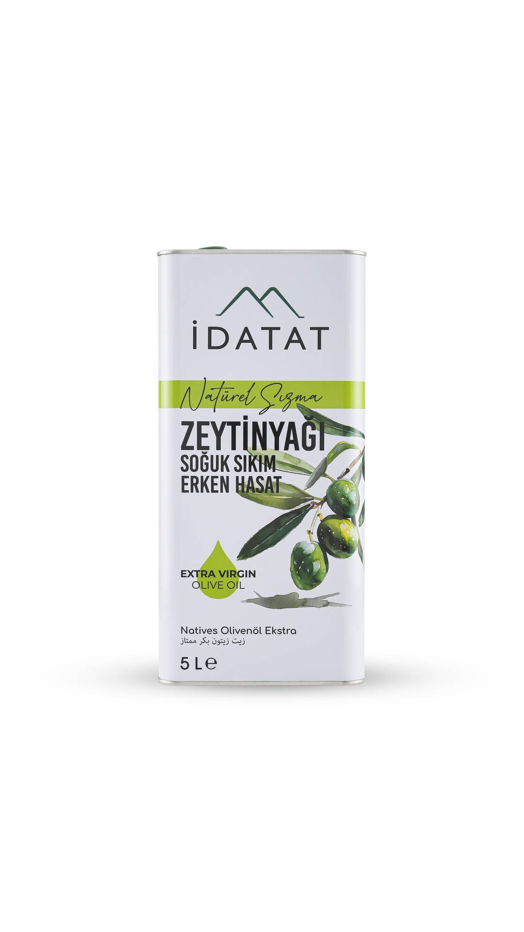 EDREMİT NATUREL SIZMA ERKEN HASAT ZEYTİNYAĞI 5LT
