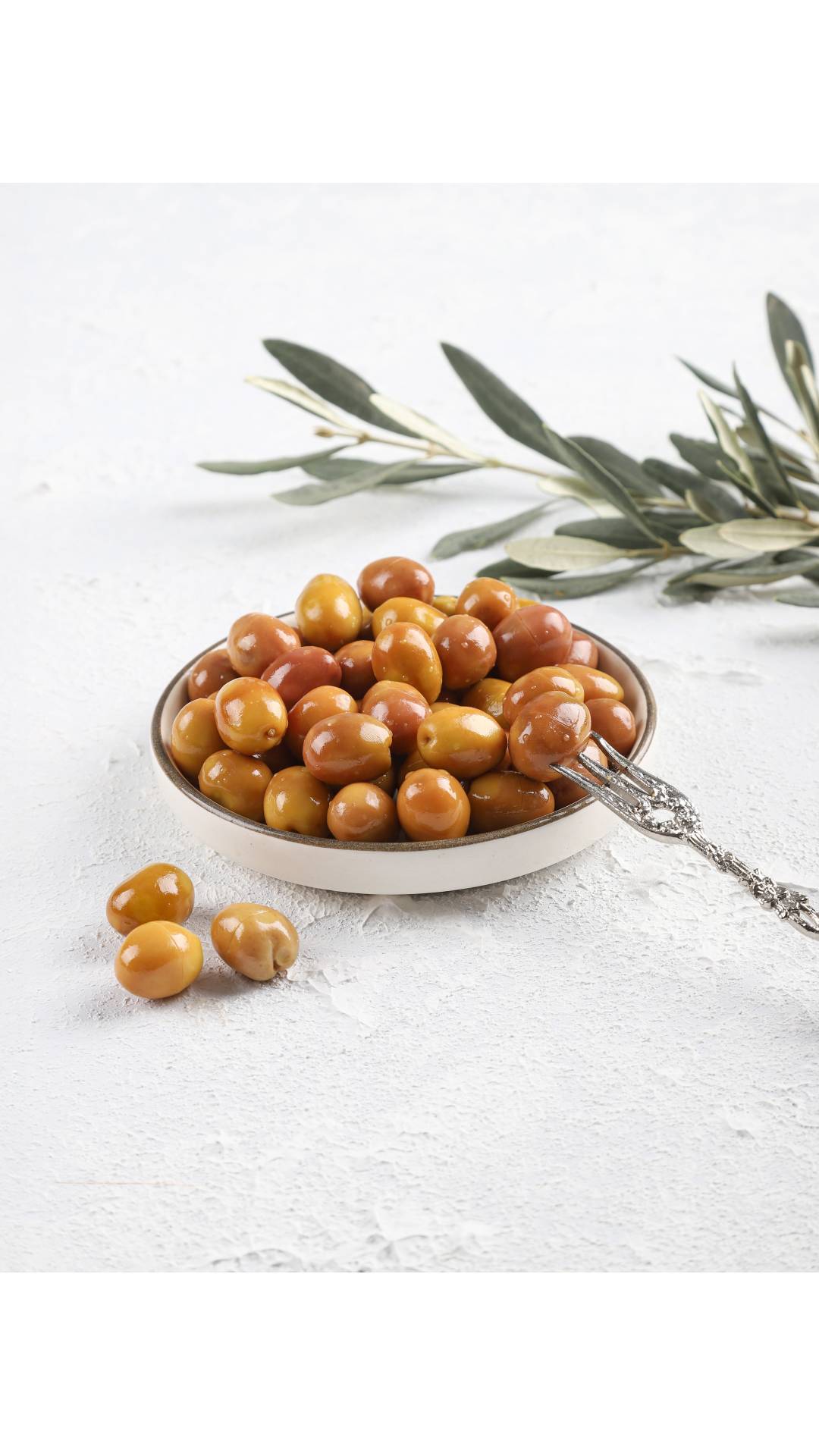 Edremit Kırma 290-320 Kalibre Yeşil Zeytin 1KG