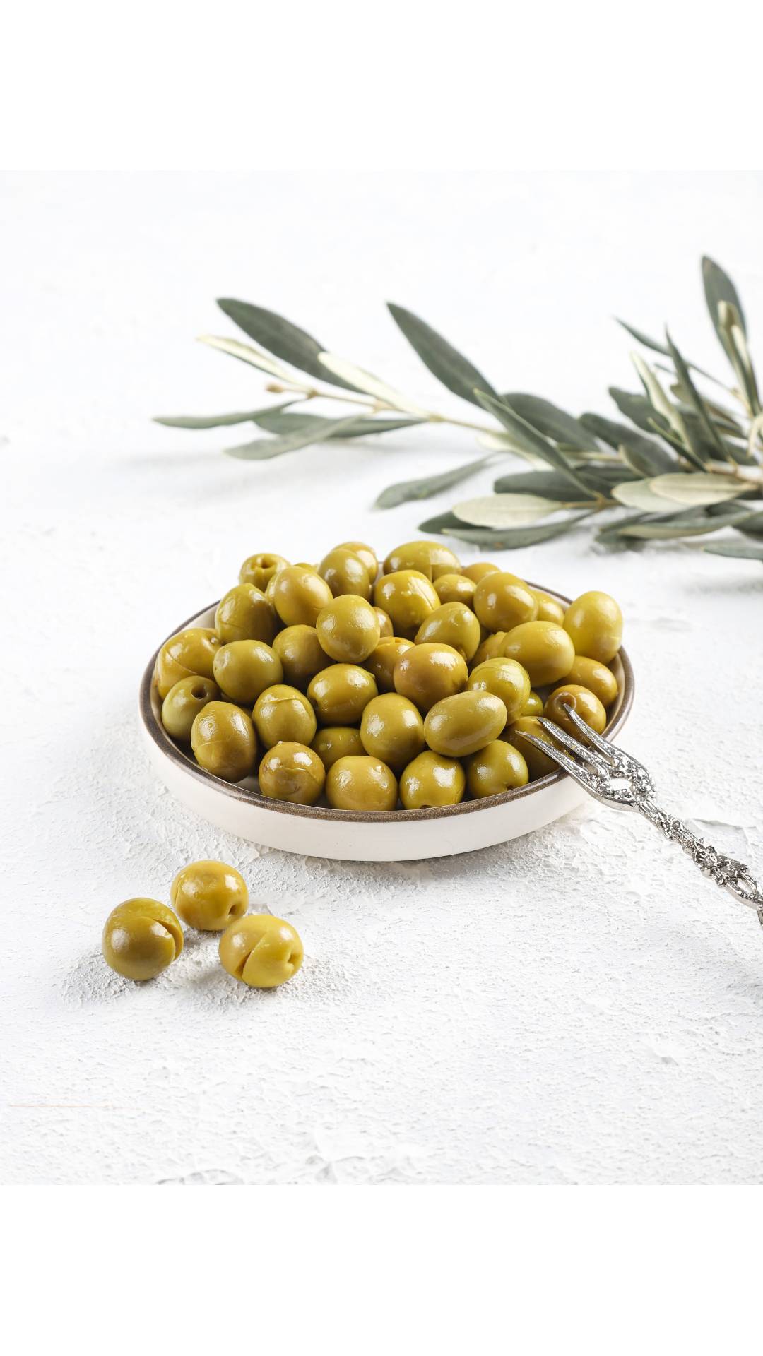 Gemlik Kırma Yeşil Zeytin 1KG