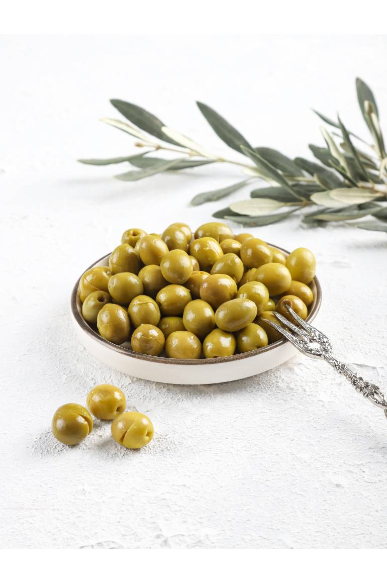 Gemlik Kırma Yeşil Zeytin 1 KG