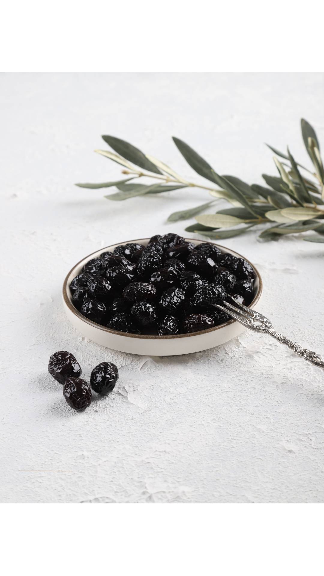 Gemlik Kuru Sele Hiper Siyah Zeytin 290-320 Kalibre