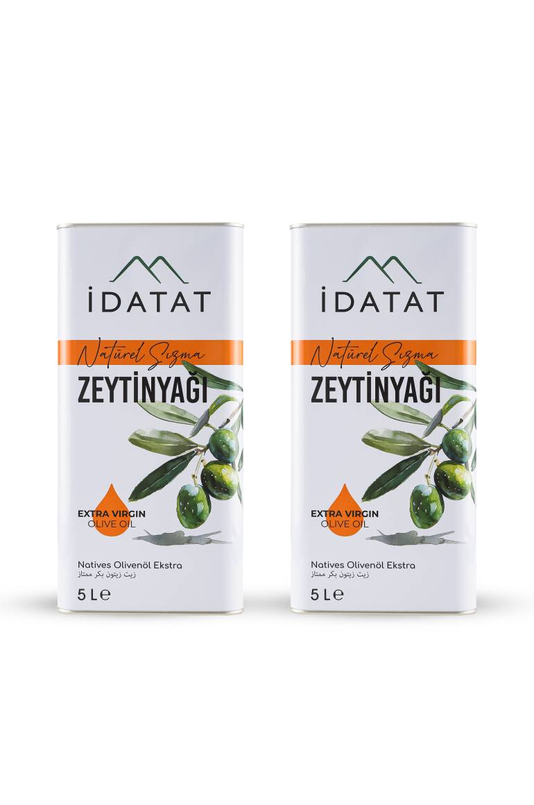 EDREMİT NATUREL SIZMA ZEYTİNYAĞI 5 LT 2'Lİ SET