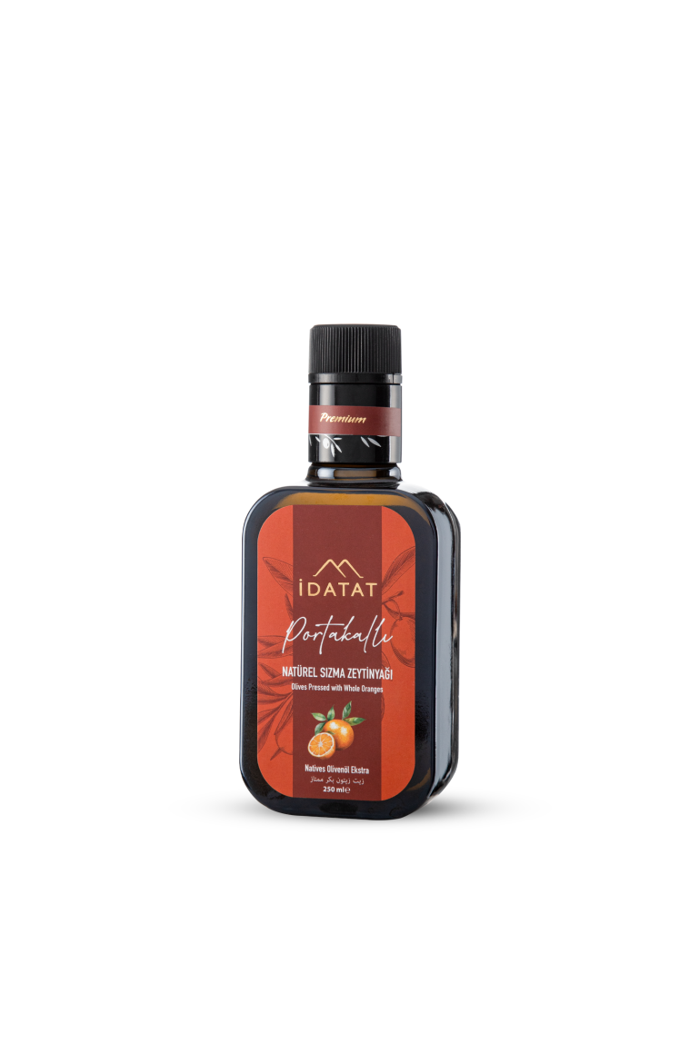 İDATAT PORTAKALLI NATÜREL SIZMA ZEYTİNYAĞI 250 ML