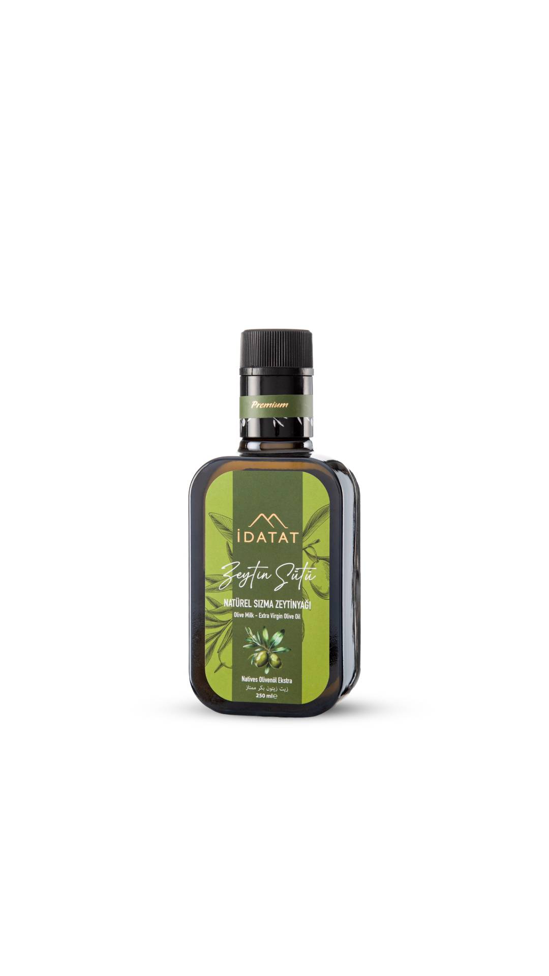 İDATAT ZEYTİN SÜTÜ NATÜREL SIZMA ZEYTİNYAĞI 250 ML